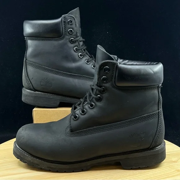 Timberland Men's Premium Black Suede Size M Ankle Boots (Wmns size